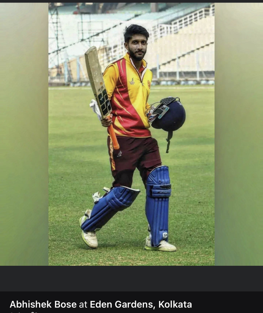 Abhshek Bose, Cricket